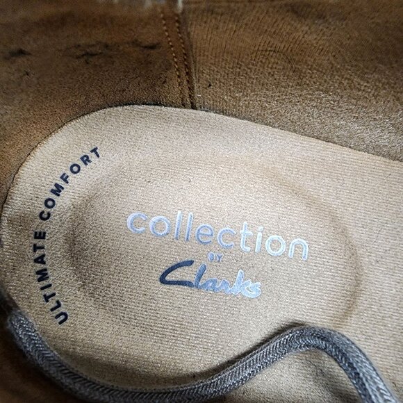 Clarks Shoes Mens Size 11 Brown Leather Collections Lace Up Derby Oxfords *Read* main image 10